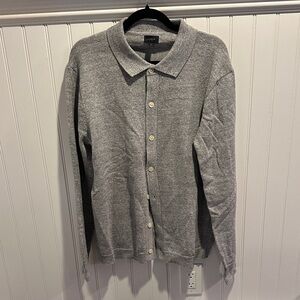 J. Crew Heather Gray Knit Cardigan